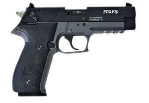 GSG GERG2213TFFSA FireFly  22 WMR 13+1 4.90" Black Threaded Barrel, Aluminum Serrated Slide, Smoke Gray Aluminum Frame w/Picatinny Rail, Textured Grip