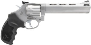 Taurus 2-627069 Tracker 627 38 Special +P or 357 Mag Caliber with 6.50" Ported Barrel, 7rd Capacity Cylinder, Overall Matte Finish Stainless Steel & Black Ribber Grip