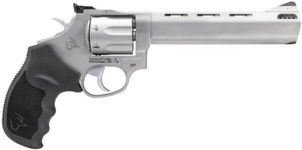Taurus 2-627069 Tracker 627 38 Special +P or 357 Mag Caliber with 6.50" Ported Barrel, 7rd Capacity Cylinder, Overall Matte Finish Stainless Steel & Black Ribber Grip