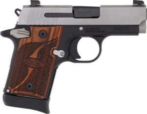 SIG P938 9MM 3" SAO XRAY-3 - 6/7RD TWO-TONE/WALNUT