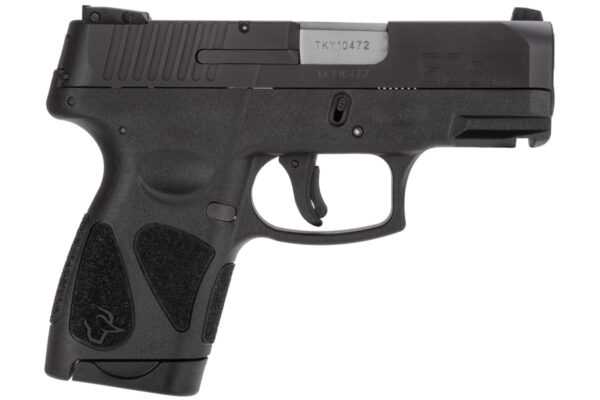 Taurus 1G2S931 G2S  Compact Frame 9mm Luger 7+1 3.26" Matte Stainless Steel Barrel, Matte Black Serrated Alloy Steel Slide, Black Polymer Frame w/Picatinny Rail & Polymer Grip, Right Hand