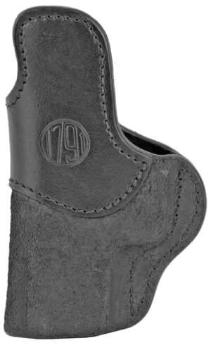 1791 Gunleather RCH4BLKR RCH  IWB Size 04 Black Leather Belt Clip Compatible w/Glock 17/S&W M&P Shield/Springfield XD Right Hand