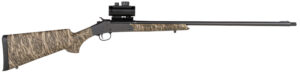 Stevens 57663 301 Turkey XP 410 Gauge with 26" Barrel, 3" Chamber, 1rd Capacity, Matte Black Metal Finish & Mossy Oak Bottomland Stock Right Hand Includes 1x30mm Red Dot