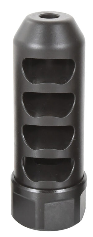 American Precision Arms G2F5838N Gen 2 Fat Bastard Self Timing Brake Black Nitride Stainless Steel with 5/8"-24 tpi Threads, 3.30" OAL & 1.115" Diameter for 338 Cal Rifle