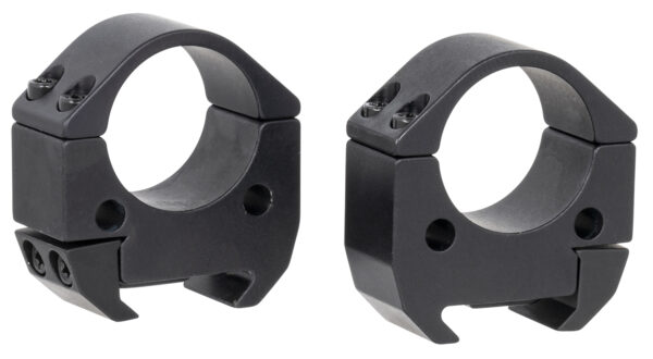 Talley TMS10M Modern Sporting  Black Anodized Aluminum 1" Tube Medium Picatinny Rail 0 MOA