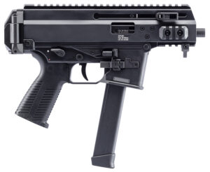 B&T Firearms 36176502G APC9K  9mm Luger 33+1 4.30" Black Steel Barrel, Black Picatinny Rail Receiver, Brace Adapter, Black Polymer Grips, Ambidextrous