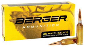 Berger Bullets 50010 Target Rifle 6.5PRC 156gr Hybrid 20 Per Box/10 Case