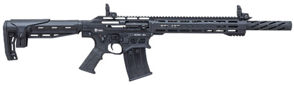 Citadel CBOSS3012 Boss30  12 Gauge Semi-Auto 3" 5+1 18.75" Black Steel Threaded Barrel, Matte Black Cerakote Picatinny Rail Aluminum Receiver, Black Adj Cheek Riser Synthetic Stock
