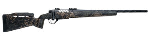 Seekins Precision 0011710291-F Havak PH3 300 PRC 22" Black Fluted Threaded Barrel, Black Picatinny Rail Steel Receiver, Adj Cheek Riser Woodland Shadow Synthetic Stock