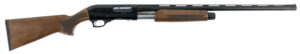 Hatfield Gun Company USP12W PAS  12 Gauge Pump 3" 4+1, 28" Blue Oxide 28" Smooth Bore/Vent Rib Barrel, Black Anodized Aluminum Receiver, Turkish Walnut Wood Stock, Right Hand