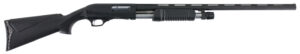 Hatfield Gun Company USP12P PAS  Full Size 12 Gauge Pump 3" 4+1 28" Blue Oxide Smooth Bore/Vent Rib Barrel, Matte Black Cerakote Aluminum Receiver, Fixed Black Synthetic Stock, Right Hand