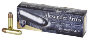 Alexander Arms AB400FPBOX FP  50Beowulf 400gr Flat Point 20 Per Box/10 Case