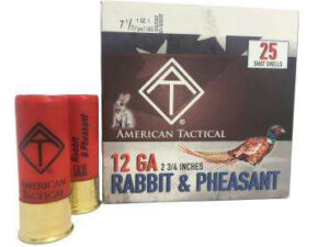 ATI GAME LOAD 12GA 2.75" 1OZ - #8 250RD CASE LOT