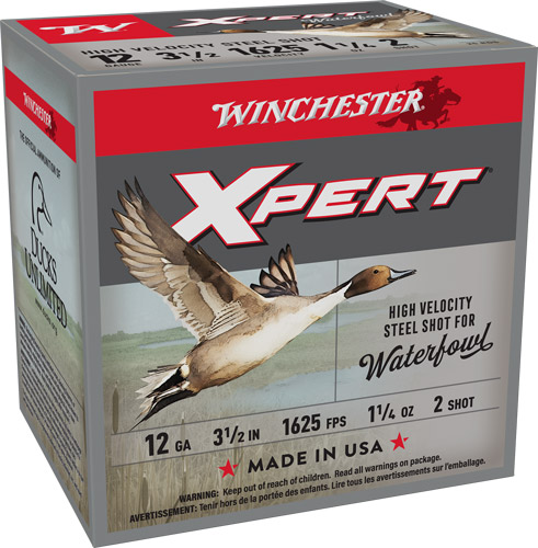 WINCHESTER XPERT STEEL 12GA - 3.5" 1-1/4OZ #2 25RD 10BX/CS - Image 2