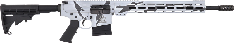 GLFA AR10 RIFLE 308 WIN 18" - NIT BBL 10RD PURSUIT SNOW CAMO