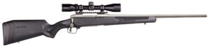 Savage Arms 57341 110 Apex Storm XP 204 Ruger 4+1 20", Matte Stainless Metal, Synthetic Stock, Vortex Crossfire II 3-9x40mm Scope