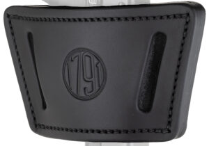 1791 Gunleather UIWXSBLA UIW Max  IWB/OWB Black Leather Belt Clip Fits Most Mid-Large Frame Autos with Rail, Laser & Light Ambidextrous