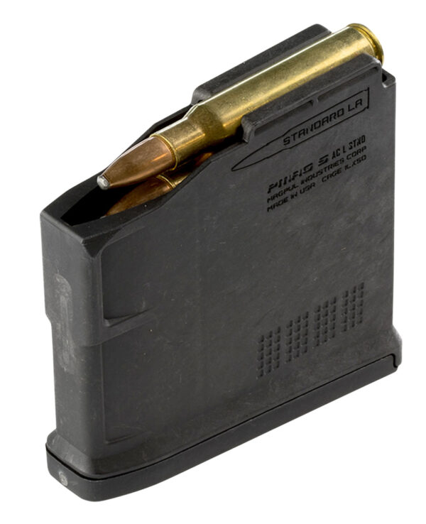 Magpul MAG671BLK PMAG  5rd AICS 270 Win/30-06 Springfield/25-06 Rem/280 Rem/8mm-06 Ackley Improved Fits Bolt Action Rifles/Long Action Black Polymer