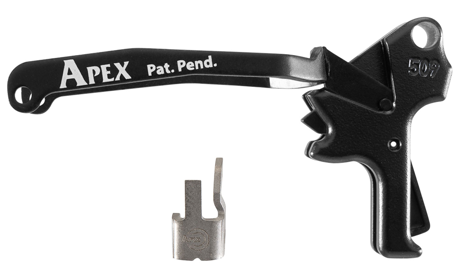 Apex Tactical 119125 Action Enhancement Black Drop-In Trigger Fits FN 509