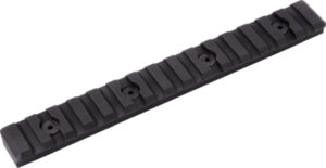 Timber Creek Outdoors M15SPRBL M-LOK 15 Slot Picatinny Rail  Black Anodized