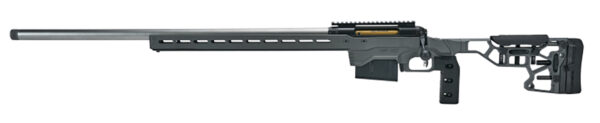 Savage Arms 57704 110 Elite Precision 6mm Creedmoor 10+1 26" Matte Stainless, Matte Black Rec, Gray Cerakote Adjustable MDT ACC Aluminum Chassis Stock, Left Hand (MB Not Included)
