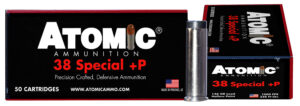 Atomic Ammunition 419 Pistol Precision Craft 38Special +P 148gr Lead Hollow Point 50 Per Box/10 Case