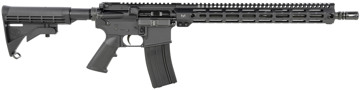 FN 36100608 FN 15 SRP G2 5.56x45mm NATO 30+1 16" Black Button Rifled Barrel, Black Picatinny Rail Aluminum Receiver, M-LOK Handguard, Black Synthetic 6 Position Collapsible Stock, Black Polymer Grip