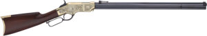 Henry H011D25 Original Deluxe 25th Anniversary 44-40 Win 13+1 24.50" Blued Octagon Barrel, Engraved Polished Hardened Brass Rec, Hand-Selected Rosewood Stock