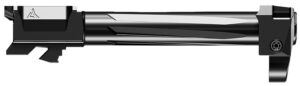 Radian Weapons H0005 Ramjet & Afterburner Combo 9mm Luger, Compatible w/Glock 17 Gen5, Black Stainless Steel Fluted Barrel