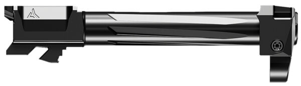 Radian Weapons H0005 Ramjet & Afterburner Combo 9mm Luger, Compatible w/Glock 17 Gen5, Black Stainless Steel Fluted Barrel