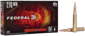 Federal F270TFS2 Fusion  270Win 150gr Bonded Soft Point 20 Per Box/10 Case