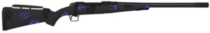 Fierce Firearms ROGM308WIN20BP Mini Rogue  308 Win 4+1 20" Hand Lapped/Match Grade Barrel, Black Cerakote Steel Receiver, Purple Camo Mini Rogue w/Adj Comb & Picatinny Rail Carbon Fiber Stock