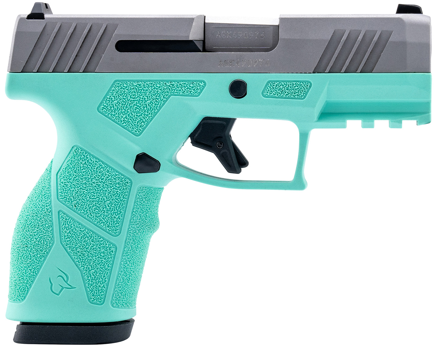 Taurus 1-GX2939C GX2  9mm Luger 13+1 3.37" Matte Stainless Steel Barrel, Matte Serrated Stainless Steel Slide, Cyan Polymer Frame w/Picatinny Rail, Polymer Grip