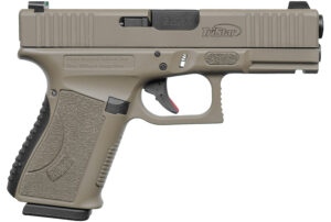 TriStar 85772 Apoc  9mm Luger 15+1 4.02" Black Steel Barrel, Flat Dark Earth Cerakote Serrated Steel Slide & Polymer Frame w/Accessory Rail, Textured Grip