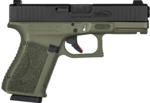 TriStar 85776 Apoc  9mm Luger 15+1 4.02" Black Steel Barrel, Black Cerakote Serrated Steel Slide, Multicam Cerakote Polymer Frame w/Accessory Rail, Textured Grip