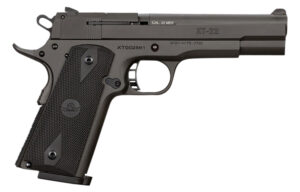 Rock Island 51996 XT Magnum 22 Mag 14+1 5" Bull Barrel, Black Parkerized Serrated Slide, Steel Frame w/Beavertail, Black Rubber Grip