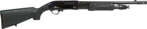 IVER JOHNSON PUMP 12GA 3" 18" - MUZZLE BRAKE BLUED SYNTHETIC