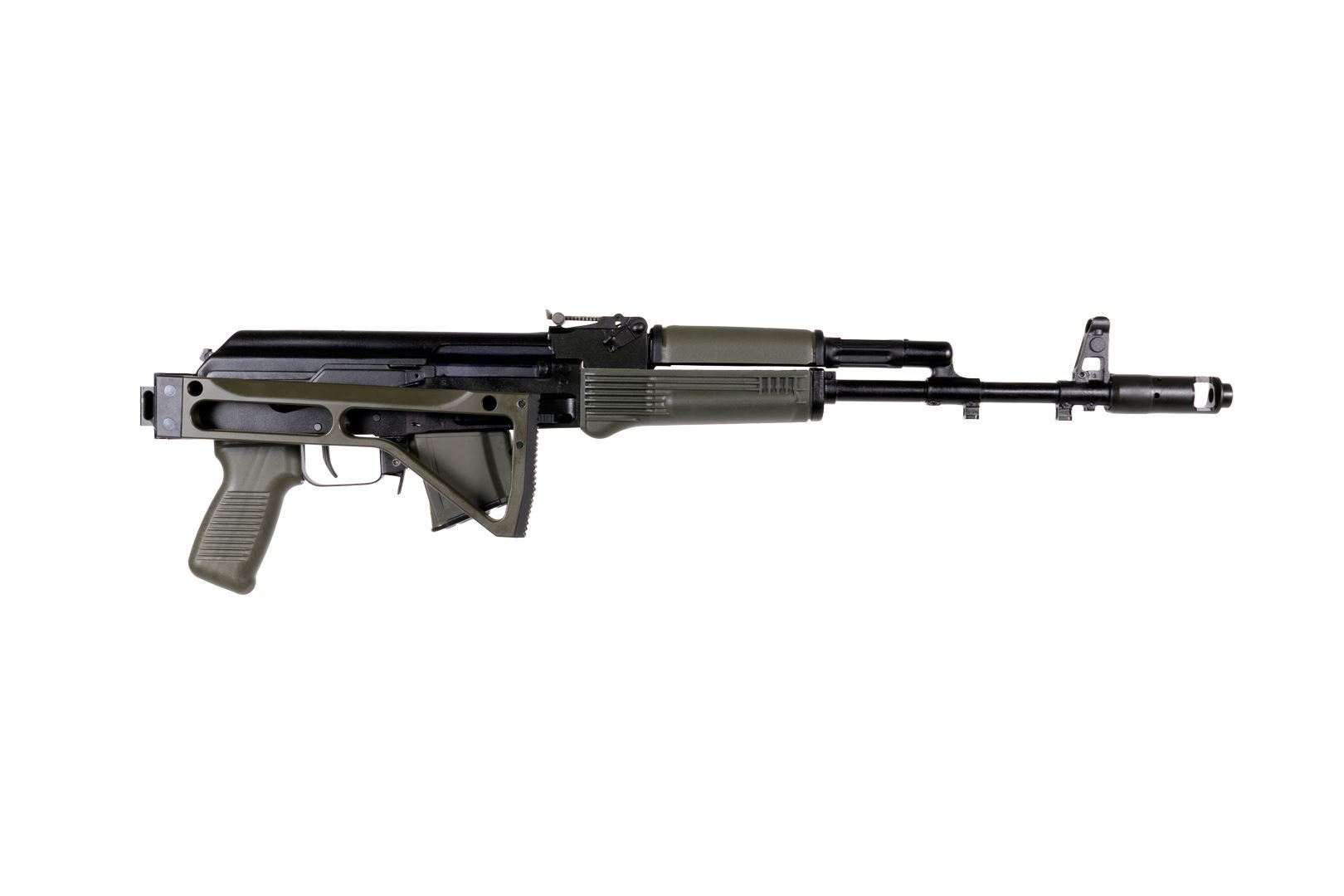 Arsenal SAM7SF 7.62x39mm Semi-Auto AK-47 OD Green Rifle with Aluminum Side Folding Stock with Cheek Rest & QD Points - Image 3