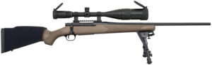 Mossberg 28019 Patriot Night Train 6.5 Creedmoor 5+1 24" Matte Blued Flat Dark Earth Right Hand 6-24x50mm Scope