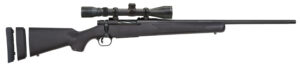 Mossberg 28094 Patriot Super Bantam Youth 350 Legend 4+1 22" Matte Blued Fluted Steel Barrel & Receiver, Black Synthetic Stock,  3-9x40mm Duplex Scope