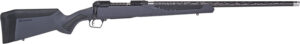 Savage Arms 57582 110 UltraLite Full Size 300 WSM 2+1 24" Carbon Fiber Threaded Barrel, Black Melonite Drilled & Tapped Stainless Steel Receiver, Adj AccuStock Gray Synthetic Stock, Right Hand