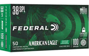 Federal AE38LF1 American Eagle IRT  38Special 100gr Lead Free IRT 50 Per Box/10 Case