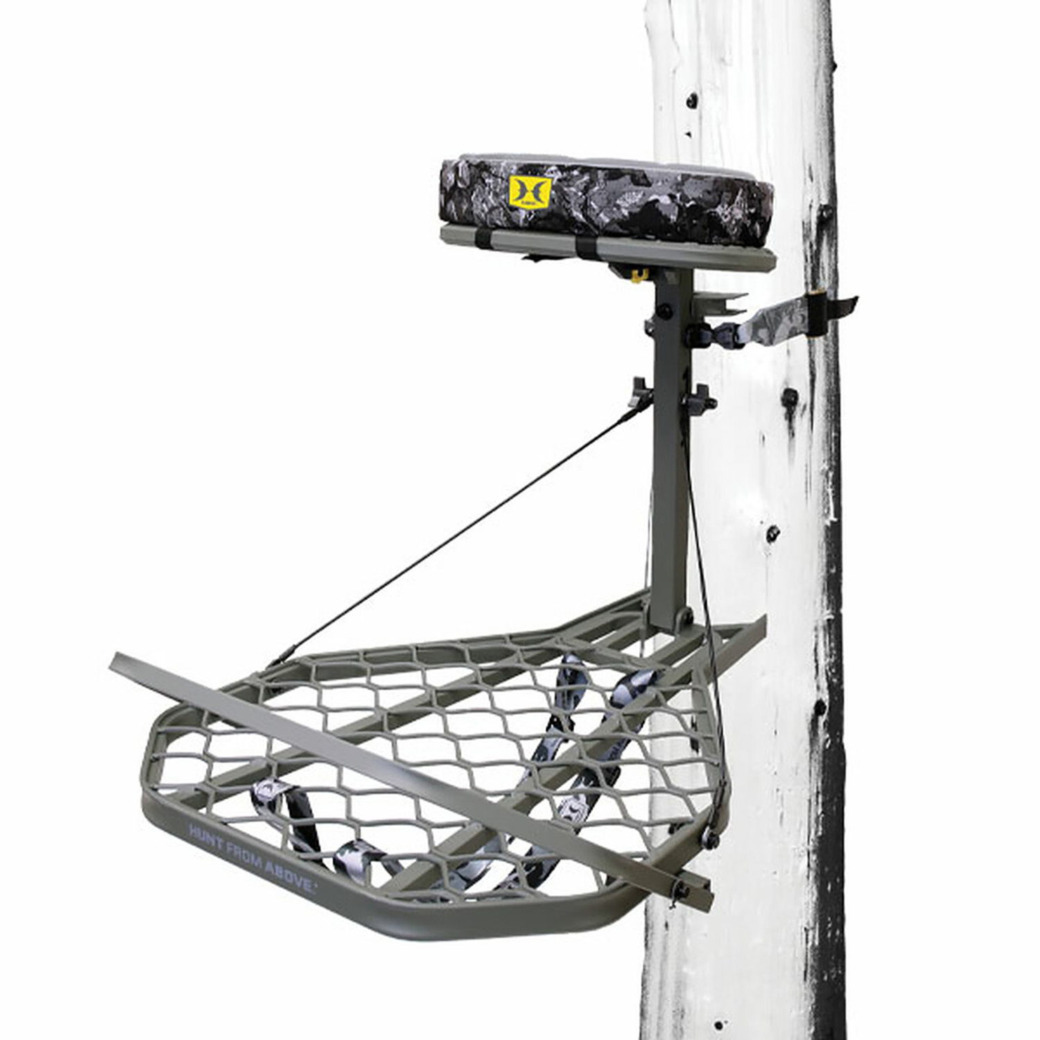 Hawk HWKHF2025 Helium Pro Hang-On Gray Powder-Coating Aluminum 24" W x 30" D