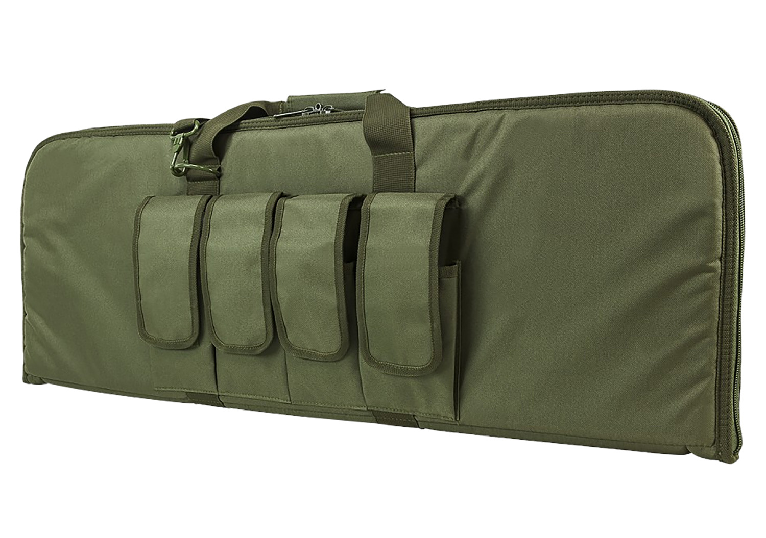 NcStar CVCP2960G36 2960 Carbine Case 36" OD Green Carbine w* Heavy Duty Locking Zipper