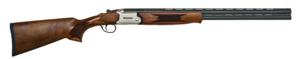 Mossberg 75475 Silver Reserve  Full Size 20 Gauge Break Open 3" 2rd 26" Matte Blued Over/Under Vent Rib Barrel, Satin Silver Stainless Steel Engraved Receiver, Fixed Black Walnut Stock, Right Hand