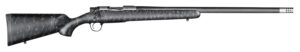 Christensen Arms CA10299H14211 Ridgeline  6.5 Creedmoor 4+1 24" Carbon Fiber/Threaded Barrel, Tungsten Gray Cerakote, Black with Gray Webbing Stock