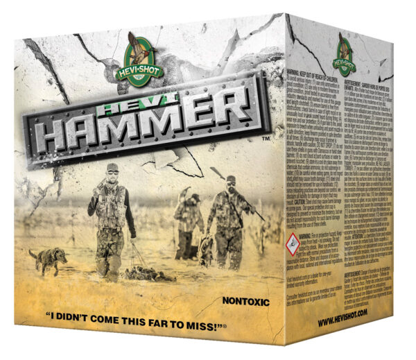 HEVI-Shot HS28388 HEVI-Hammer  12Gauge 3.50" 1 1/2oz Steel/Bismuth BBShot 25 Per Box/10 Case