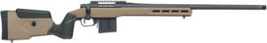 Mossberg 28148 Patriot LR Tactical 6.5 PRC 10+1 22" Matte Blued Threaded Bull Barrel, Matte Blued Picatinny Rail MDT Oryx Tactical M-LOK Flat Dark Earth Synthetic Stock, Right Hand