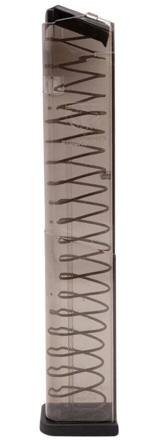ETS Group SMKGLK2030 Pistol Mags  30rd Extended 10mm Auto Compatible w/Glock 20/29/40 Smoke Polymer