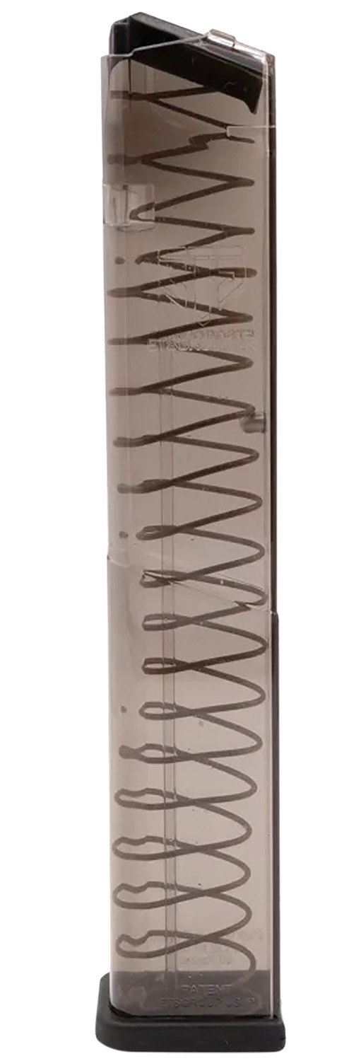 ETS Group SMKGLK2030 Pistol Mags 30rd Extended 10mm Auto Compatible w/Glock 20/29/40 Smoke Polymer